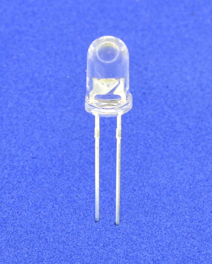 Diodo LED 5mm color blanco