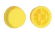Tecla Pulsador Omron 6x6mm Amarillo